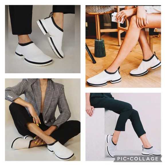 Stuart Weitzman 612 Dove Tail Blue Gray Suede leather sneakers Women’s size 8.5 - Picture 1 of 16